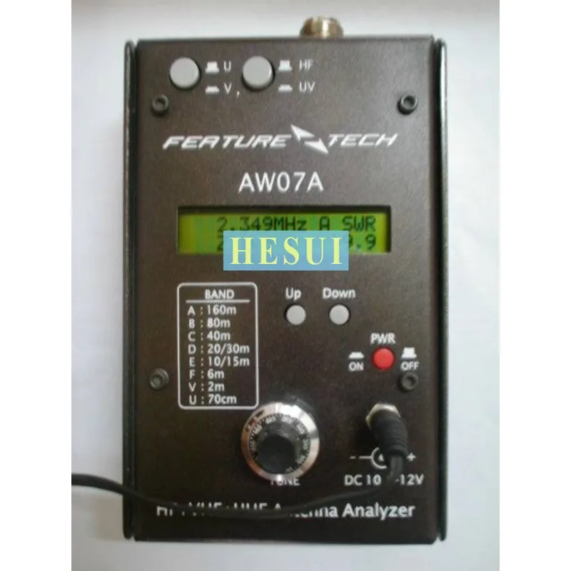 AW07A antenna analyzer, short-wave UV frequency antenna standing wave measurement