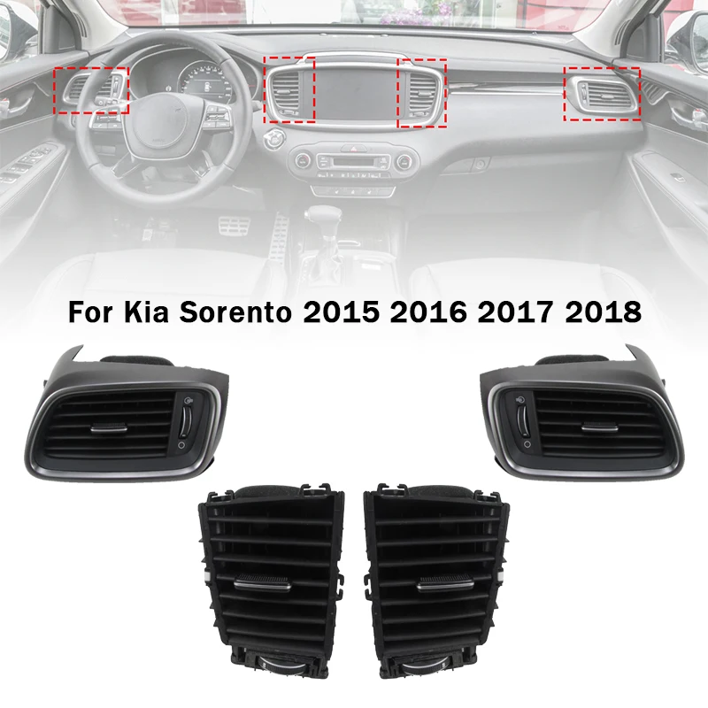 

Auto Air Conditioning A/C Air Vent Outlet For Kia Sorento 2015 2016 2017 2018 Car Instrument Panel Air Conditioning Outlet Vent