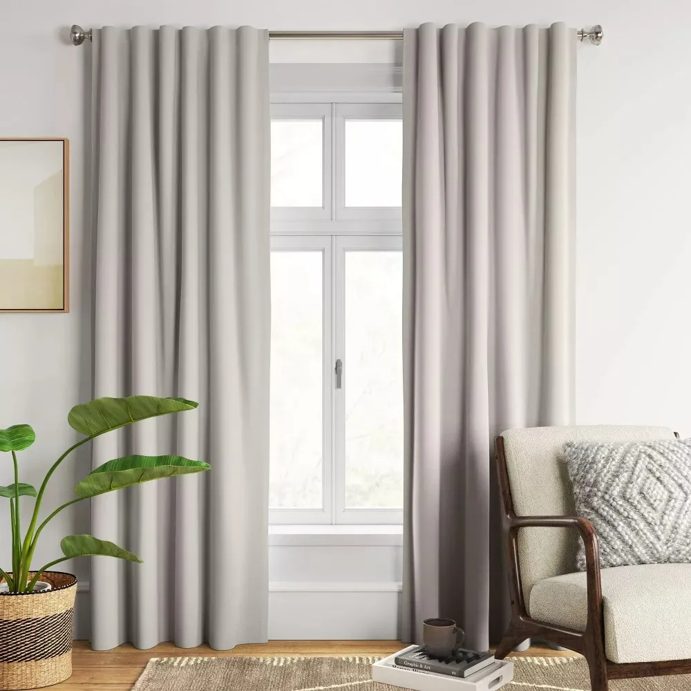 

Window curtains Aruba Panel,Faux Linen Curtain for Living Room,Thermal Insulated Room Darkening Grommet Window Drape,curtains