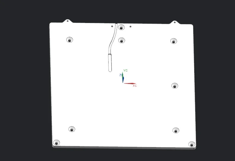 Funssor VIRTU E3 E3NG E3 Aluminum CNC Machined Bed Build Plate 6mm For VIRTU E3 Ender 3 NG Creality Ender 3 K1 VZ235