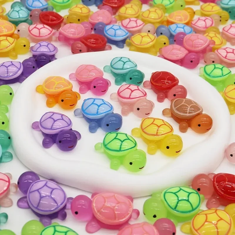 Mini tortue lumineuse mignonne, 10/50/100 pièces, ornements miniatures qui brillent dans la nuit, Micro paysage, jouets pour enfants, décoration de maison, cadeau Mini tortue lumineuse mignonne, 10/50/100 pièces, ornements miniatures qui brillent dans la nuit, Micro paysage, jouets pour enfants, décoration de maison, cadeau