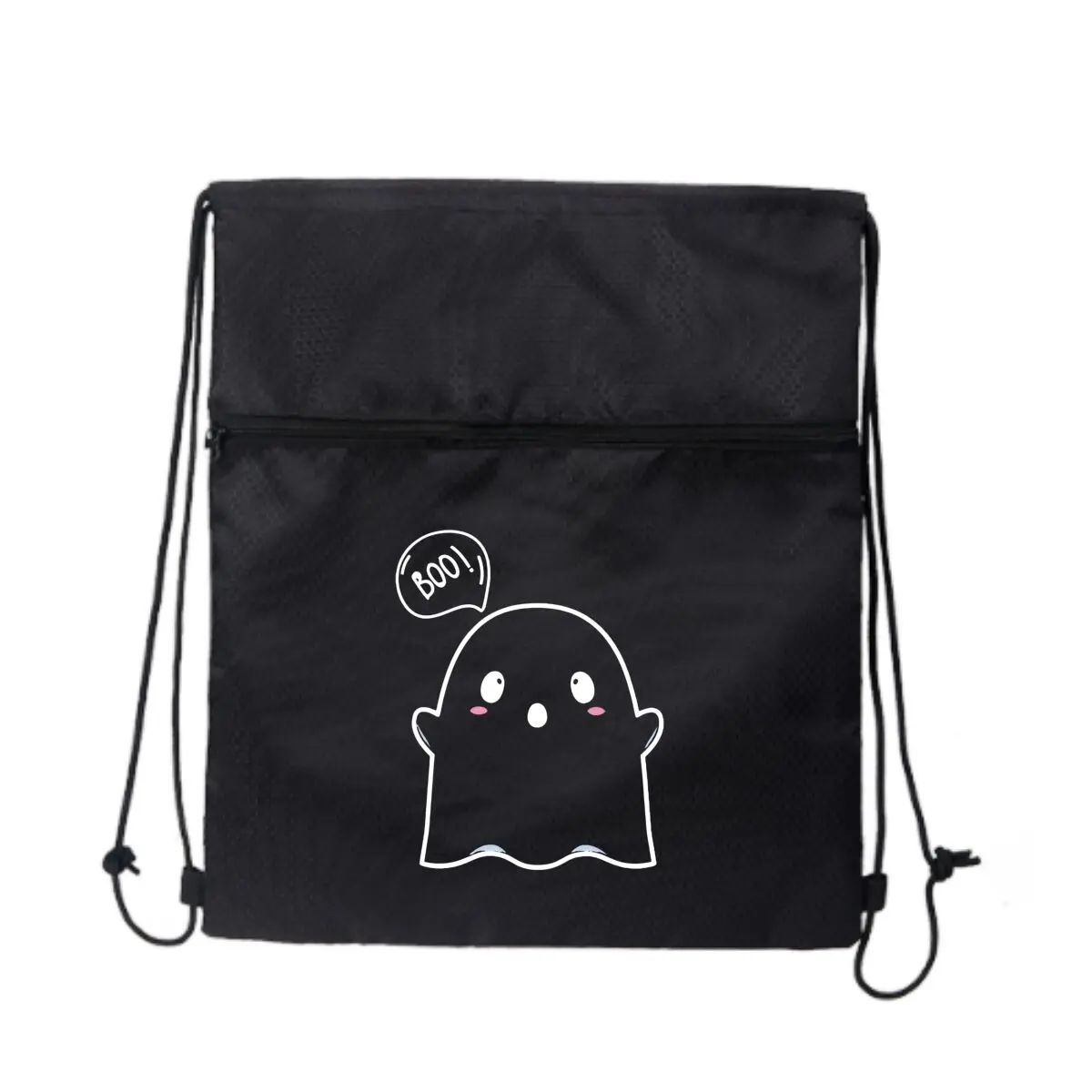 

Черная повседневная сумка на шнурке Boo Ghost Of Disapproval Art, вмещает кошелек для телефона и многое другое