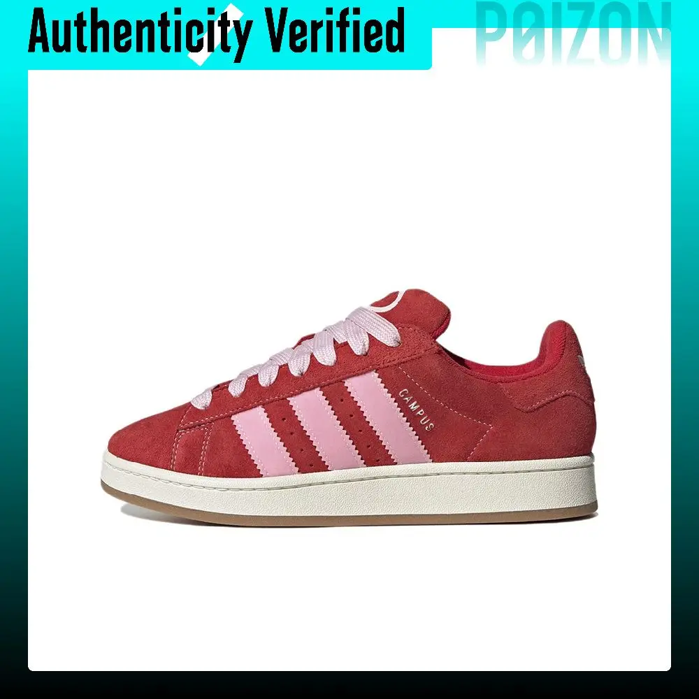 Adidas Originals CAMPUS 00s Low top Skateboard Shoes Unisex Red Pink H03477