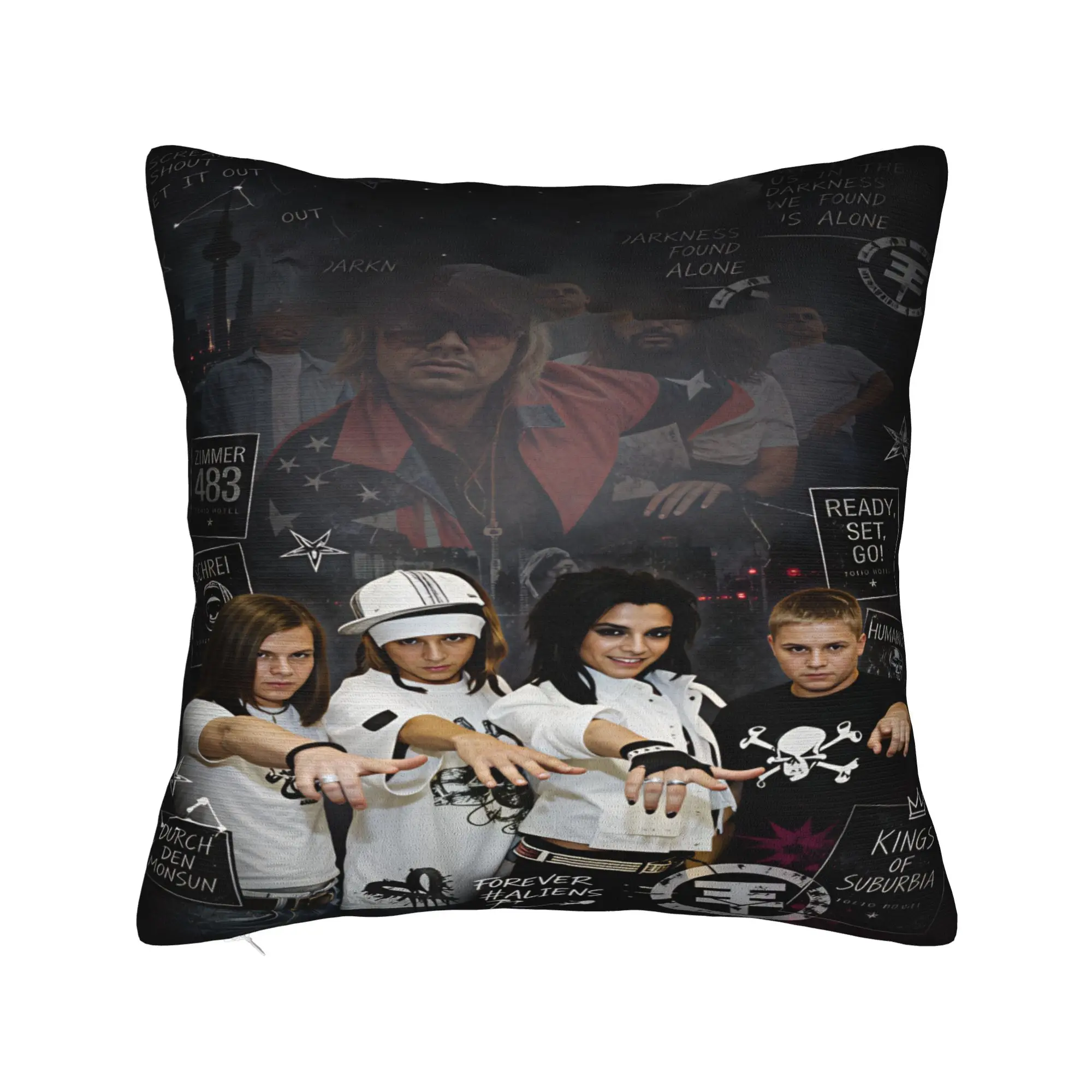 Pillow Cover Tokio Hotel Bill Tom Kaulitz   Morden Pillow Case For Wedding Party Home Decor Pillowcases