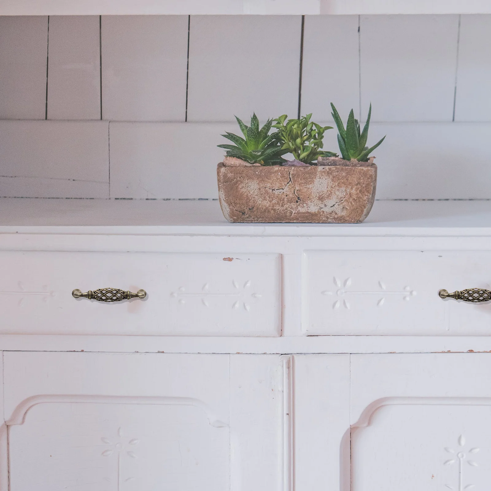 5 قطعة قفص العصافير الحديد نمط مقابض سحب خمر الباب يسحب للأثاث درج مقابض للخزانة تصميم سبائك الزنك