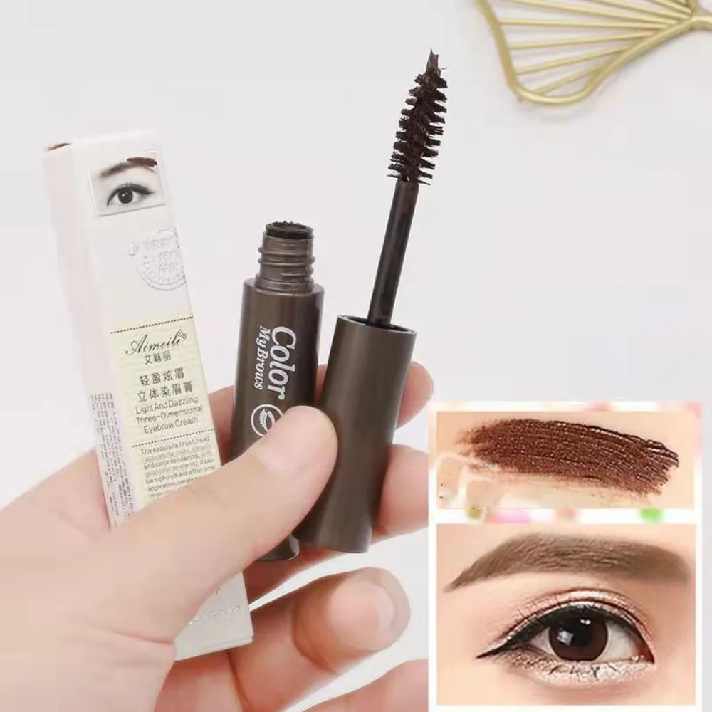 Stylo à sourcils liquide marron, crème à sourcils longue durée, crayon à sourcils imperméable, peinture sauvage sans décoloration, Gel à sourcils, maquillage pour femmes
