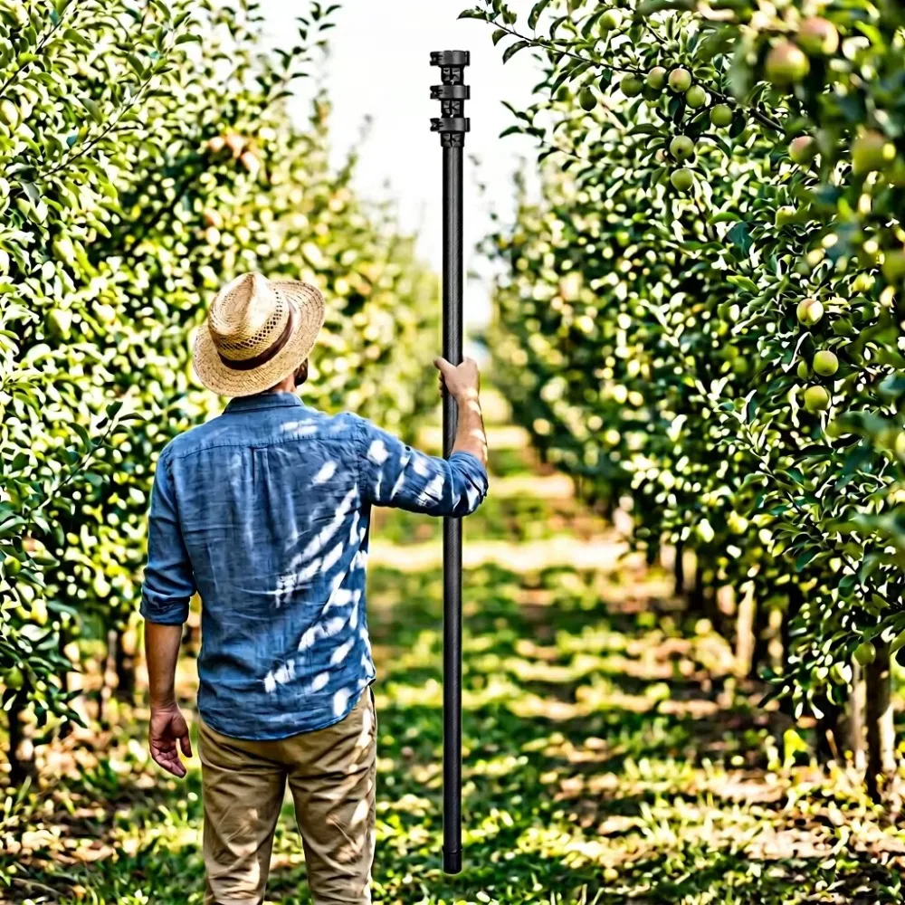 52 '53' 62 '63' Carbon Fiber Tubing Agricultural Telescopic Rod Unlocking Tool Fruit Picking Rod