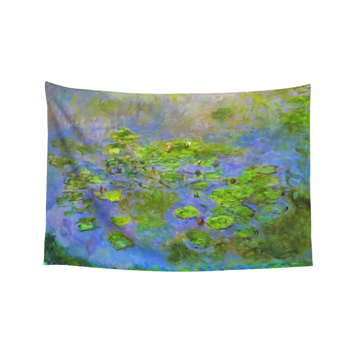 

Nymphéas (Waterlilies) c.1914-17 Monet Fine Art Tapestry Bedroom Decor Aesthetic Decor Home Anime Decor Tapestry