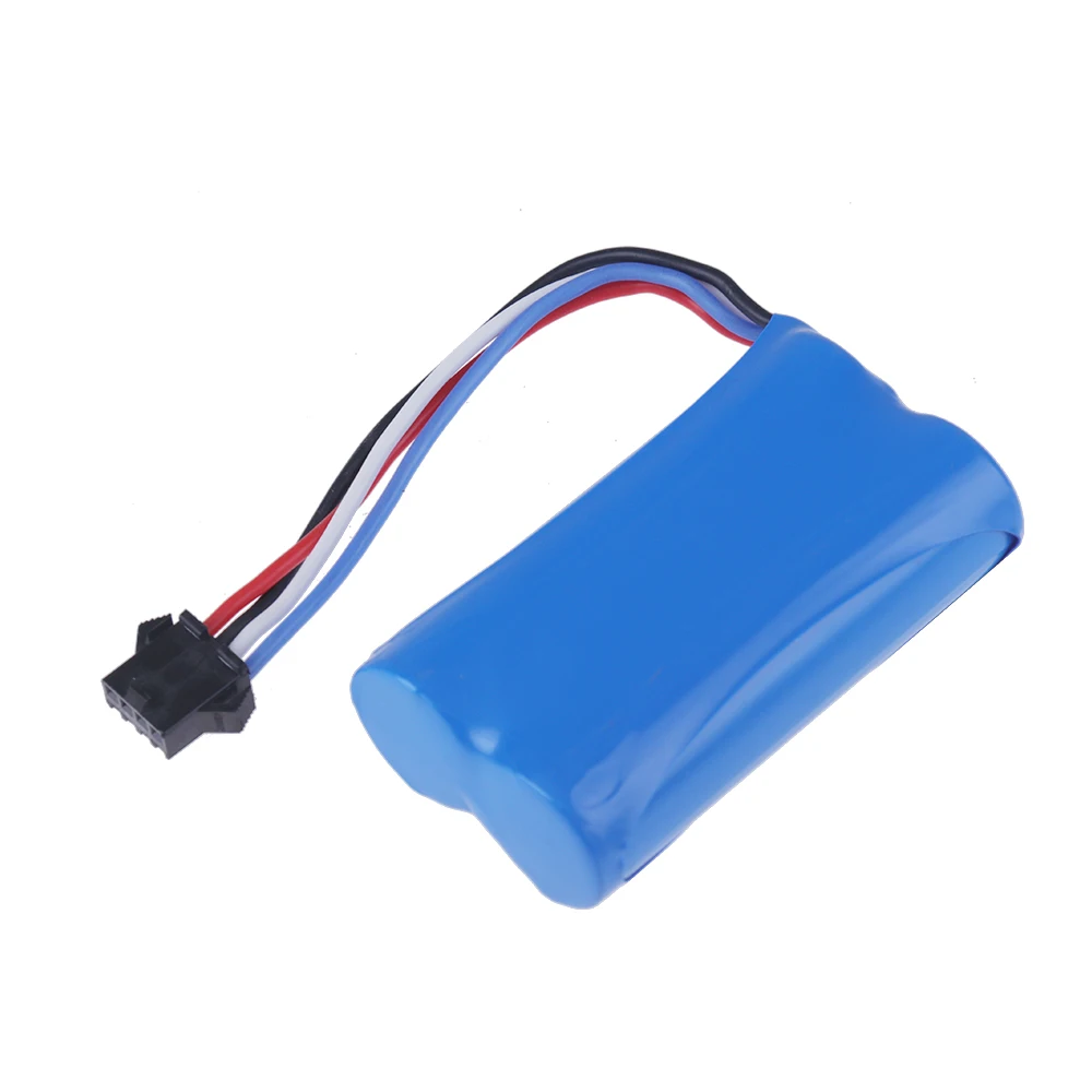 レーシングカーボート用の改良されたリチウムイオンバッテリー,4000mah,7.4v,18650,sm 4pプラグ,udi007 udi001 udi002 udi902 hj806 960 961 962