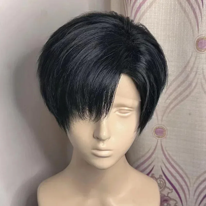 Anime Ivan Cosplay Costume White Sorrow Cosplay Black Wig  Women Men Halloween Party Roleplay Costume Ivan Synthetic Hair