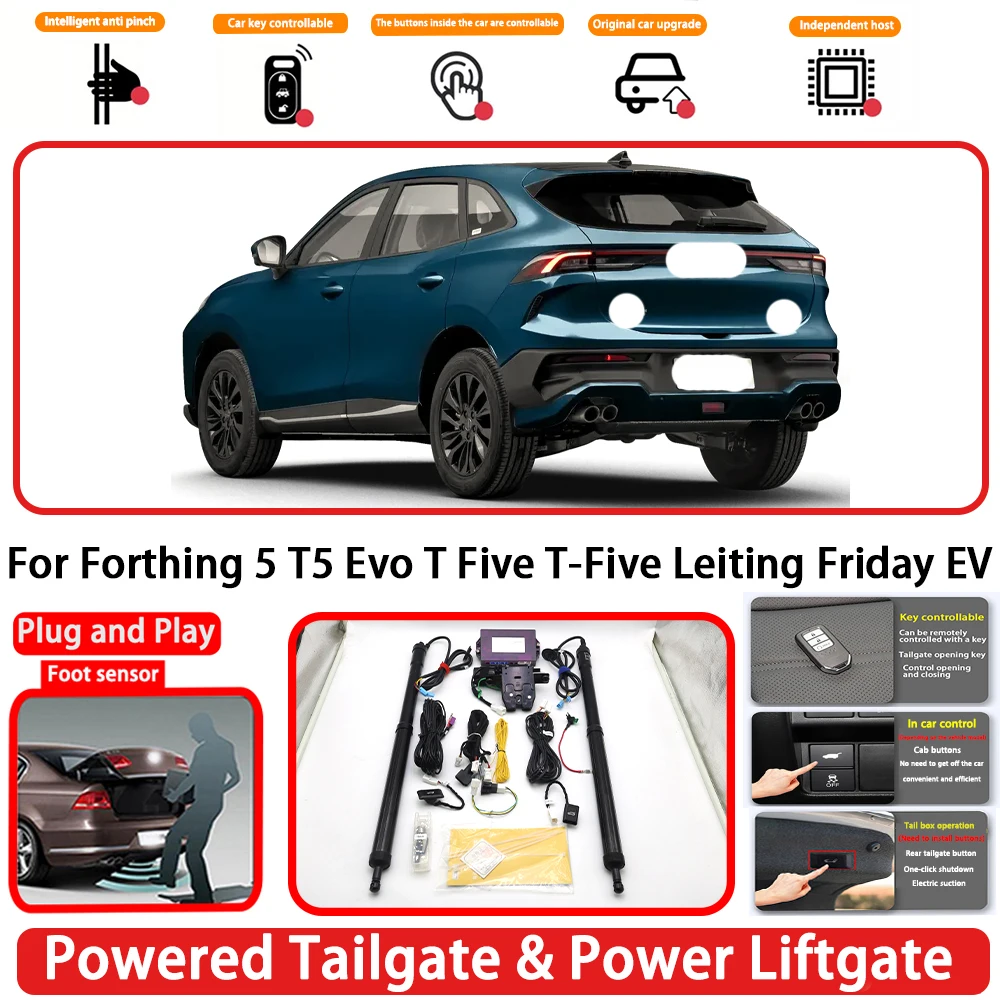 for Forthing 5 T5 Evo T Five T-Five Leiting Friday EV OEM Auto Powered Tailgate Power Liftgate Rear Trunk Opener System