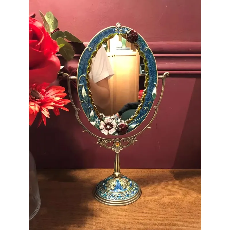 

Wizard of Oz retro European single-sided desktop mirror creative princess vanity mirror high definition desktop vanity mirror li