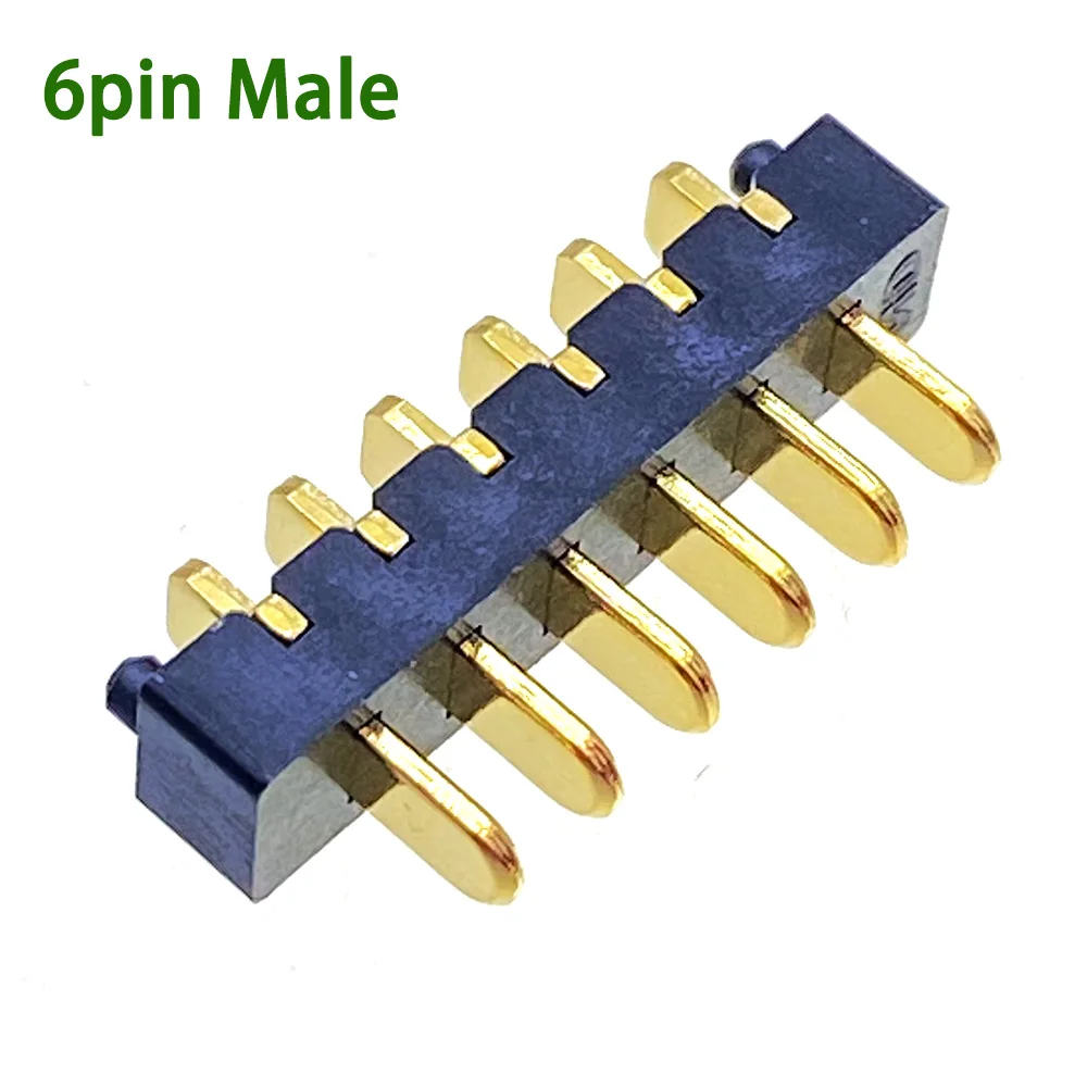 5 uds 15A 12V conector de batería de hoja paso de alta corriente 3,0mm enchufe macho portátil médico eléctrico inteligente 2-12 pines
