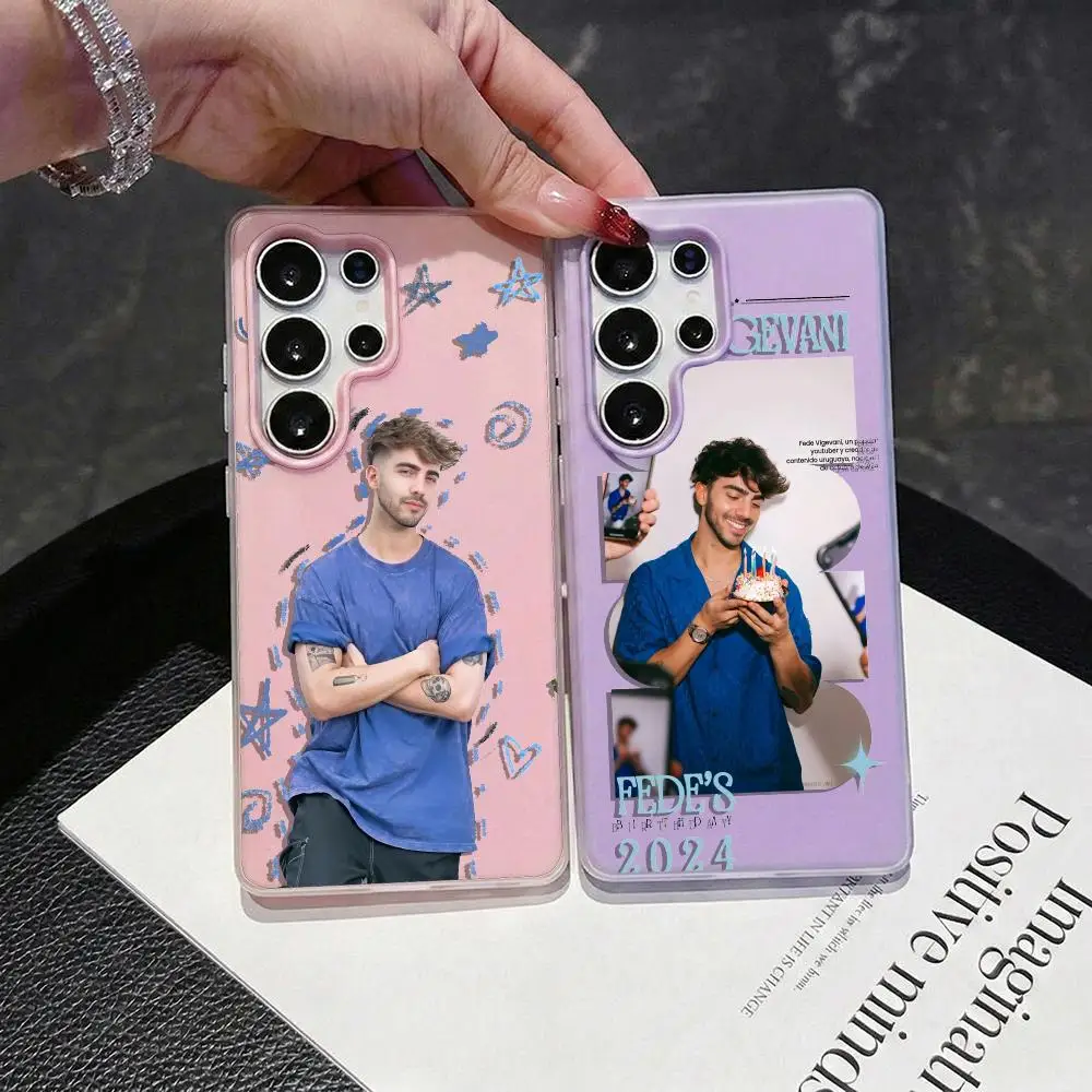 Fede v-vigevani para Phone Case 2-in-1 Detachable Clear Case for Samsung S26-S22 Multi-Color Card Holder Soft TPU