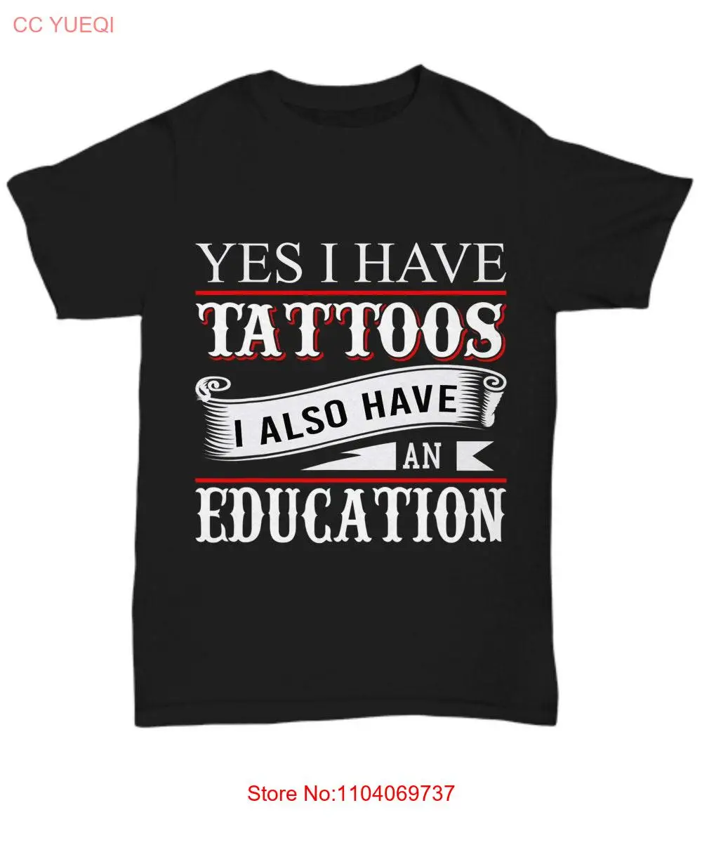 Yes I have tattoos shirt long or short sleeves