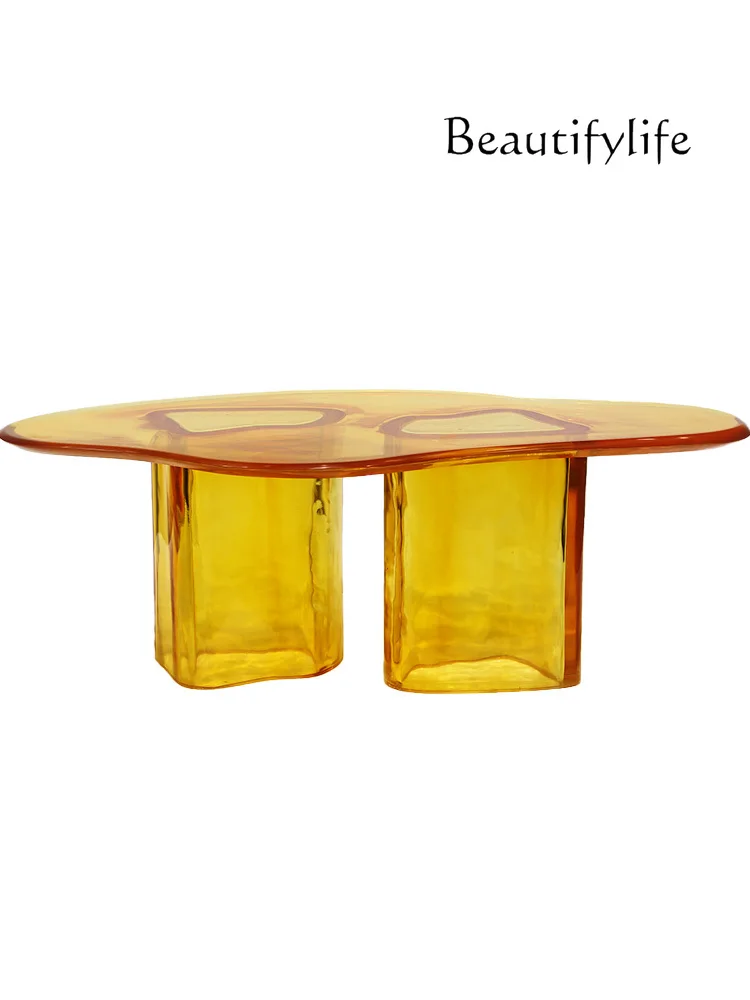 Sales Office Light Luxury Tea Table Sofa Side Table Mini Model Room Living Room Small Apartment Small Table