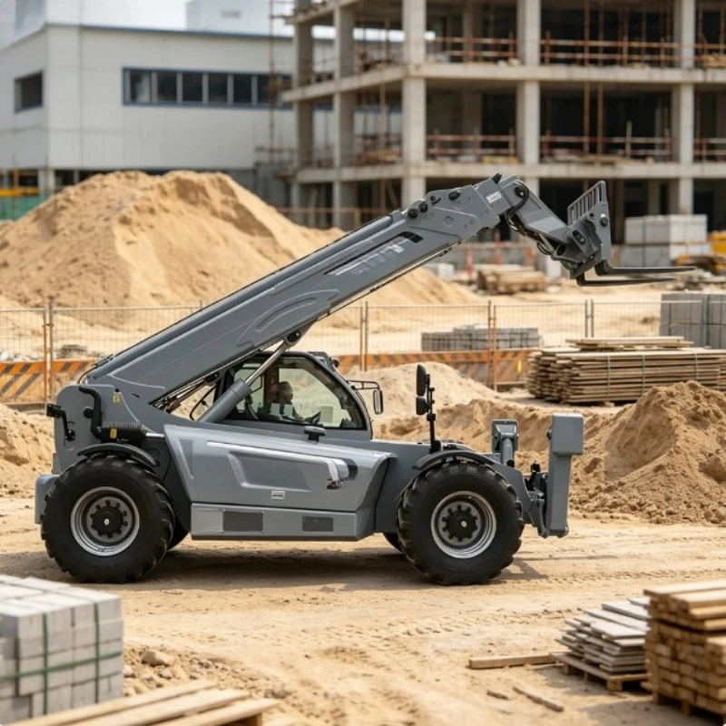 Customized Telescopic Handler High Quality 4 Ton 14m Telescopic Forklift Telehandler with Manned Hanging Basket