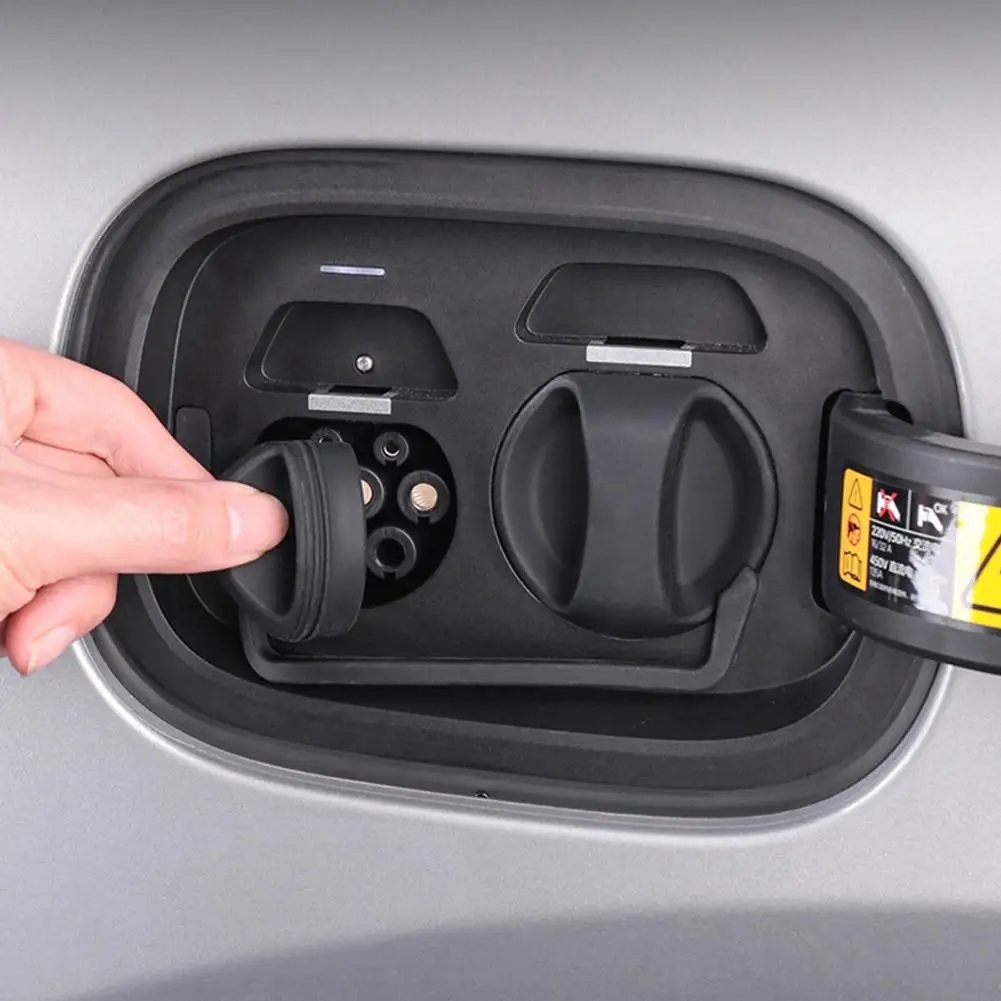 Für Leading Ideal LiXiang L7 L8 L9 Ladeschutzabdeckung Wasserdichte Staubdichte Gummiabdeckung Autoladegerät-Schutz