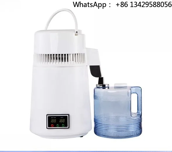 Distiller 4 L Distilled W-ater Maker 1.1 Gal Pure Wa-ter Distiller with Dual Temperature Display 750W Distilled W-ater Machin