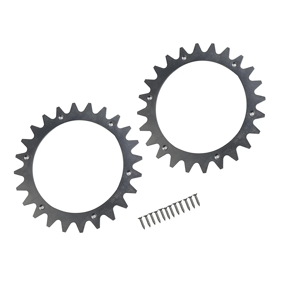 2Pcs Spikes For The Right And Left Drive Wheel For Worx S/M Robotic Lawnmower With 12 Pcs Precision Screws