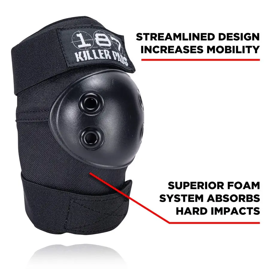 Joelheiras, pacote combinado de cotoveleiras, preto, grande XLarge