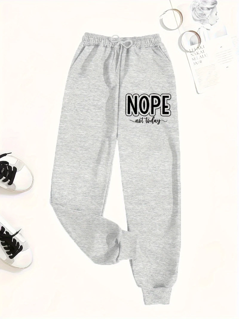 

2025 Autumn and Winter Mens Nope Casual Sweatpants Suitable Daily Outdoor Running High-end Luxury Is for Both Men and Women Gym