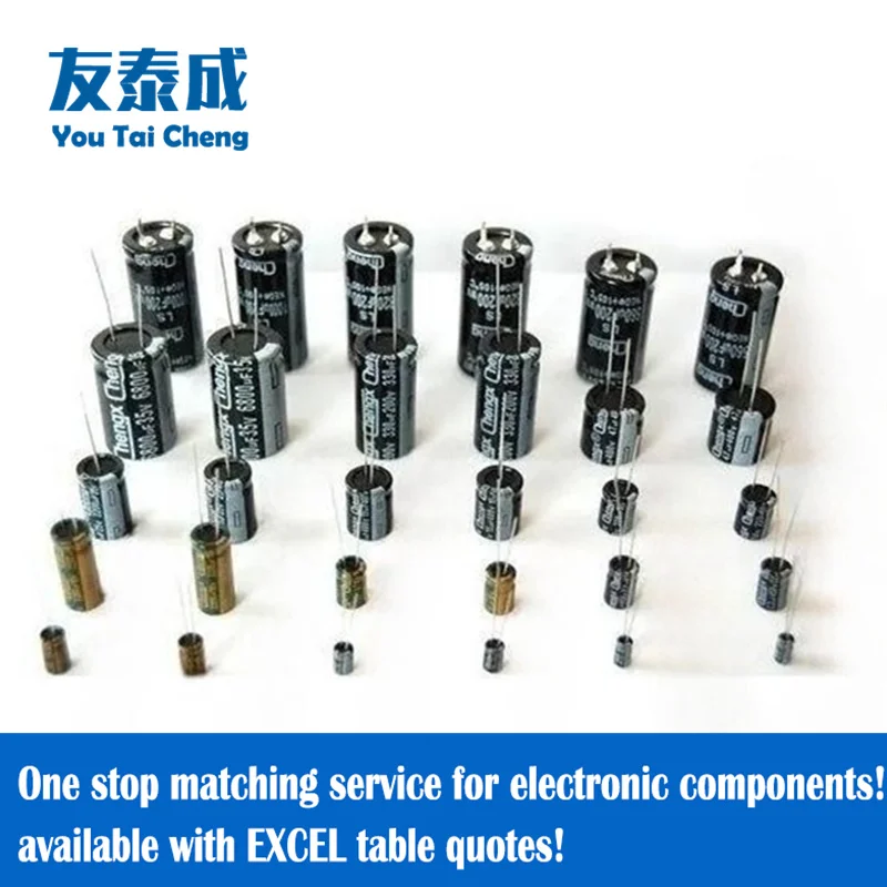 5PCS,Aluminum Electrolytic Capacitor 4.7UF 6.8UF 8.2UF 10UF 15UF 22UF 33UF 47UF 68UF 82UF 100UF 150UF 220UF 330UF 470UF 680UF