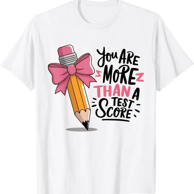 

Футболка Pencil Coquette Bow Test Day You Are More Than A Score