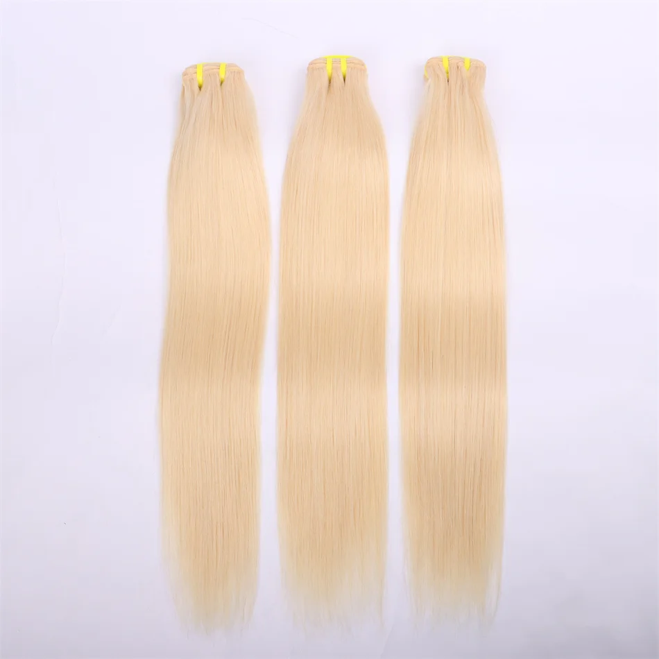 Swanee 12a 10-30 Polegada loira 613 feixes de cabelo humano 100% não processado extensões de cabelo de senhora crua para preto feminino cabelos salão de beleza fornecimento