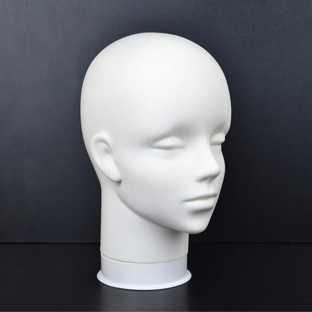 Perückenständer, Display-Mannequin-Kopf, Haarstyling-Werkzeug Mannequin-Kopf, Inklusive Mannequin-Pins und kleinem Ständer – Detail 4