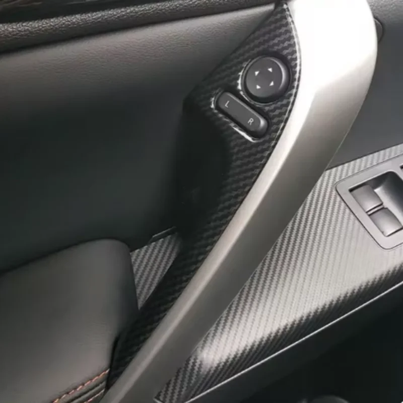 For Mitsubishi Eclipse Cross 2018 -2022 Decorative frame for handshake inside front door Scratch protection Car styling