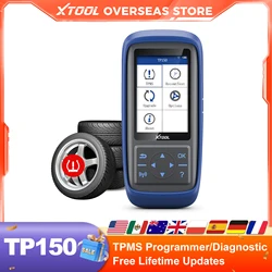 XTOOL TP150 TPMS Programming Tools For 315Mhz & 433Mhz Sensors Tire Pressure Reset Tool Sensor Activation Lifetime Free Update