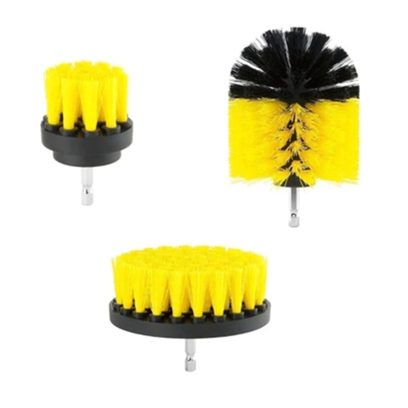 

MultiPurpose Drill Brush Set for Floor Scrubbing, Wheel Polishing, and Household Dropship