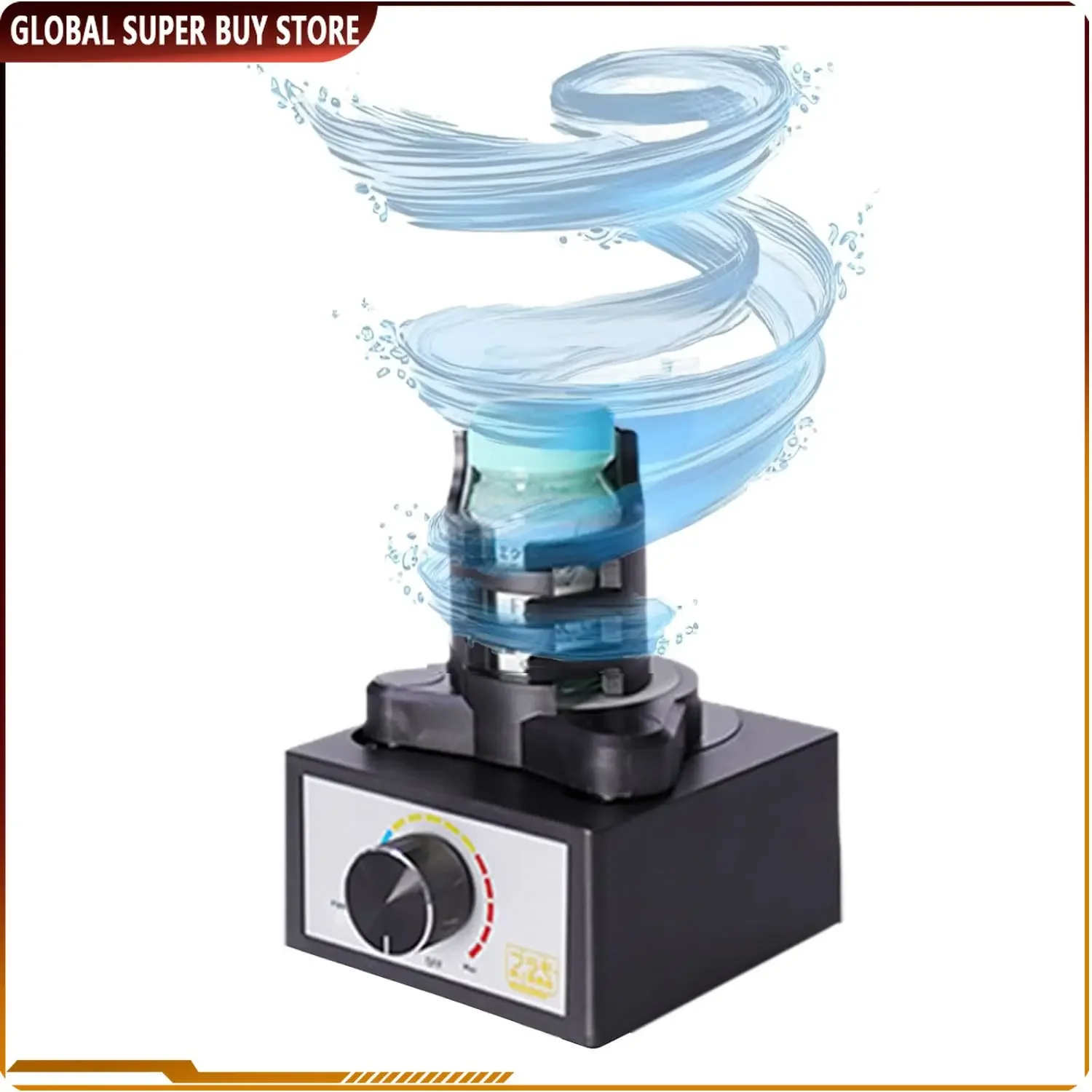 

2400RPM Vortex Mixer Model Paint Shaker Mix Up to 100ml 110V-240V Adjustable Speed Benchtop Mixing Machine for Lab Nail Polish