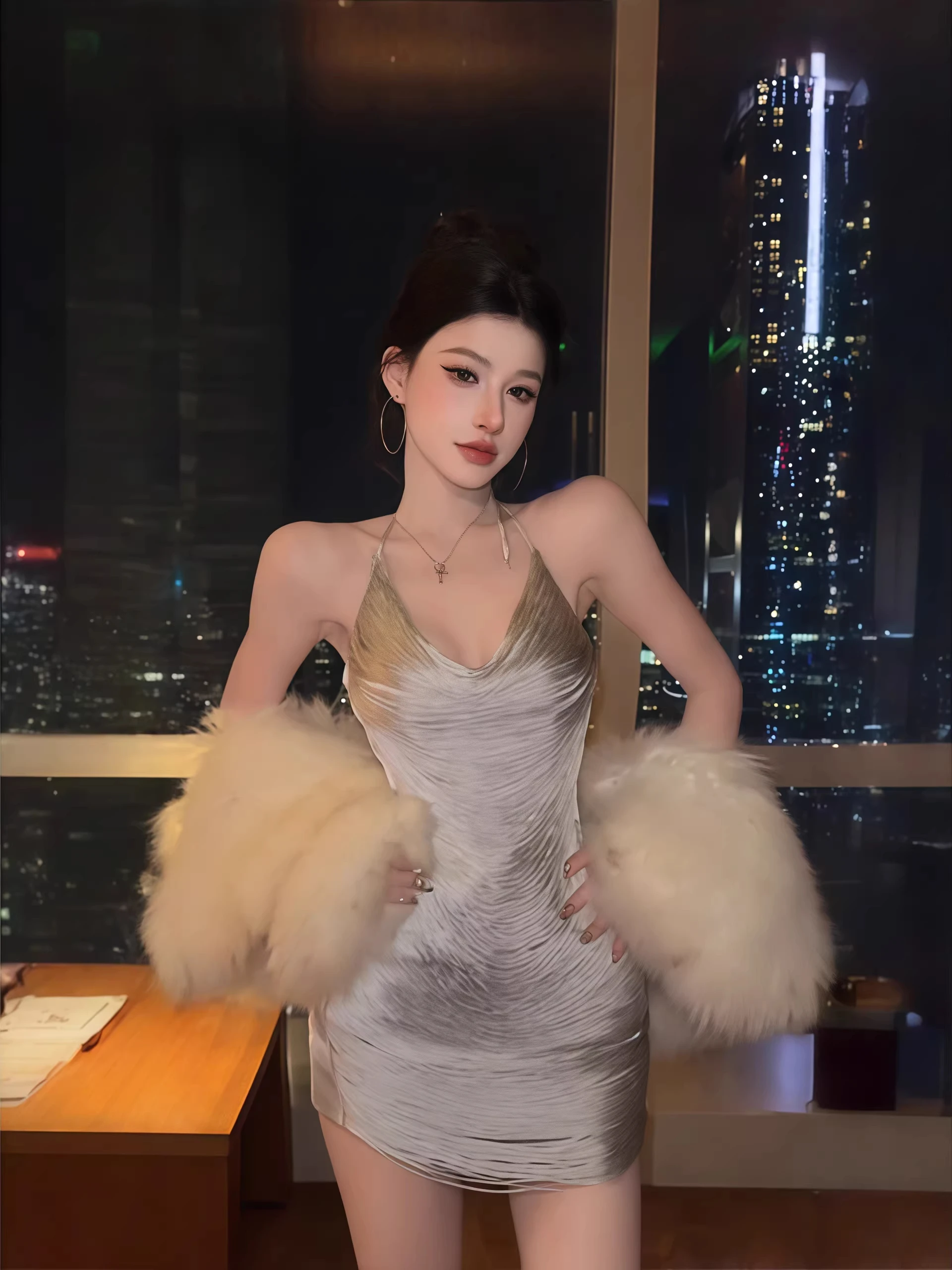 

Женская роскошная юбка-карандаш с высокой талией Ele Pure Desire Ladylike, подчеркивающая фигуру