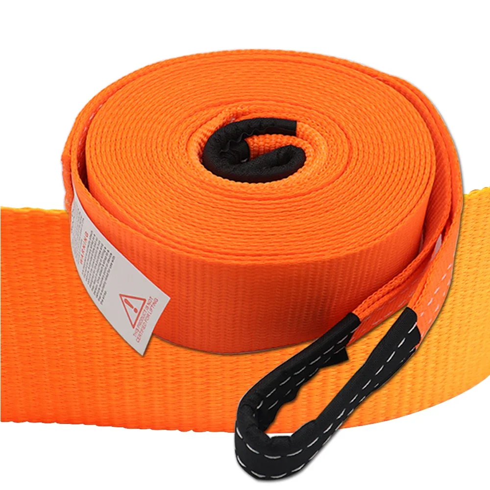 

IZTOSS Recovery Tow Strap Double Reinforced Webbing and Loop Straps Kit Winch Snatch Strap