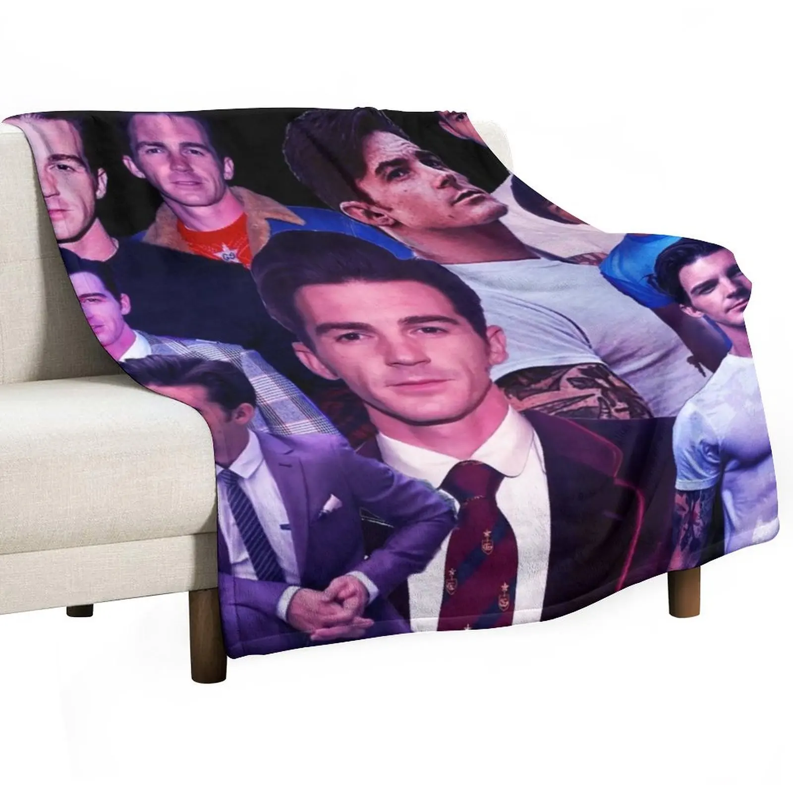 

Drake bell collage tribute design 2022 Throw Blanket Soft Cute Quilt Nap Blankets