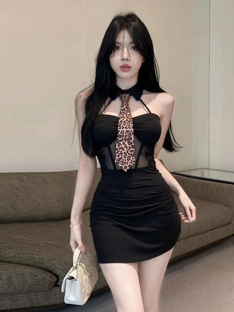 

Sexy Spicy Girl Club Dancing Strapl ort Skirt Dr Netting See-tough Wrap around Waist Hot Girl Summer ort Dr