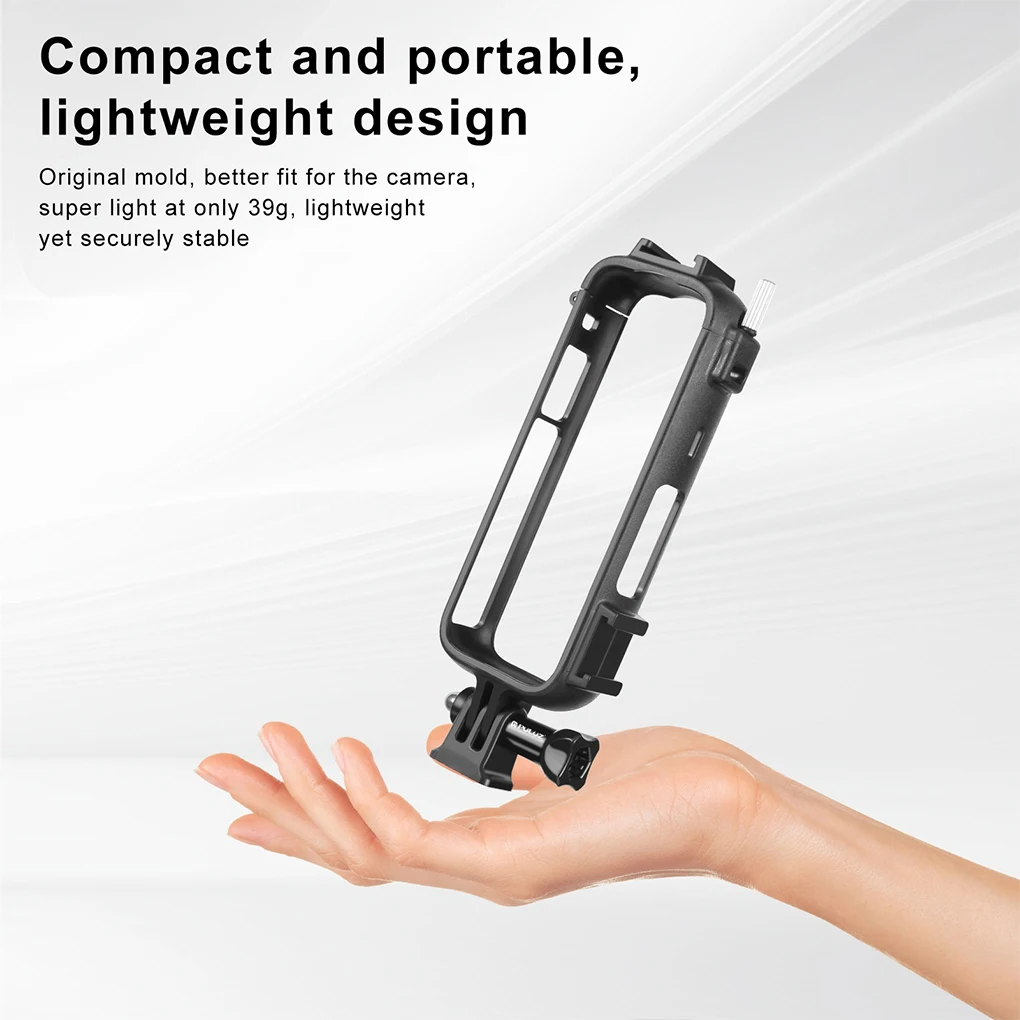 ABS Adapter Attachment And Screw Protective Frame For Insta 360 X3 Action Case Universal Is X4 protective border