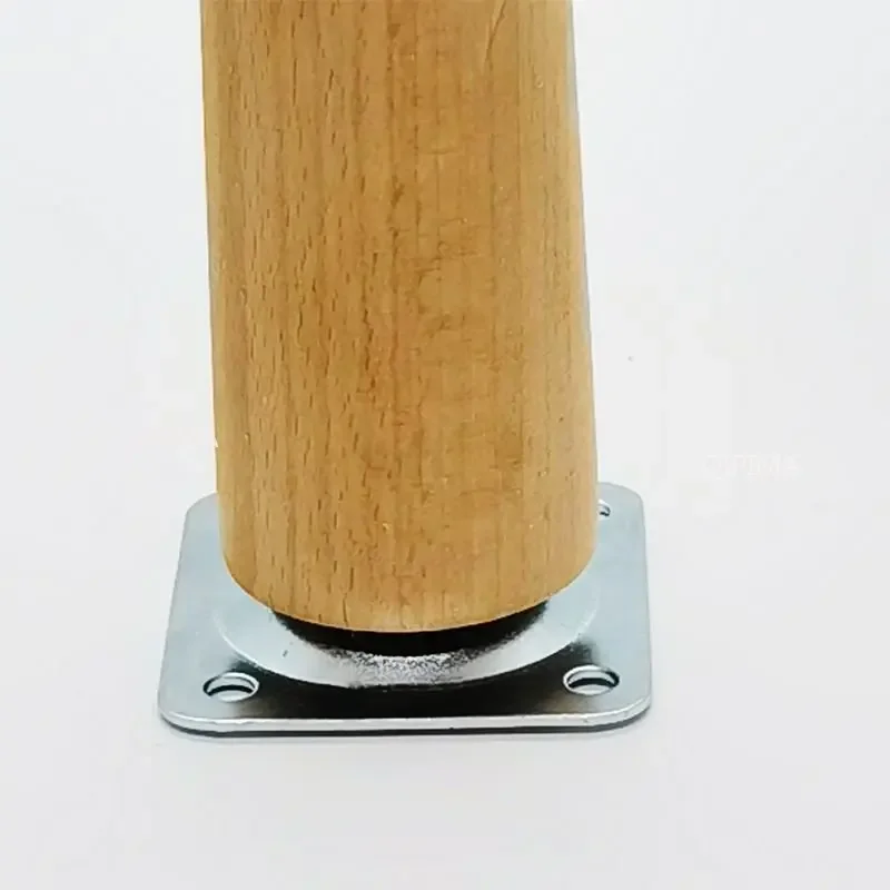 6 Set Wood Connecting Iron Sheet Hardware Table Feet Set Accessories Angled Legs Fixing Plate Bracket Furniture