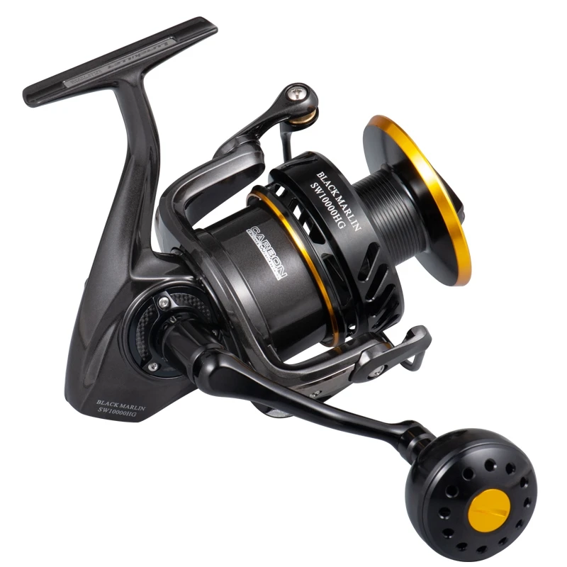 Original Lurekiller Metal Body Power Spinning Reel Black Marlin