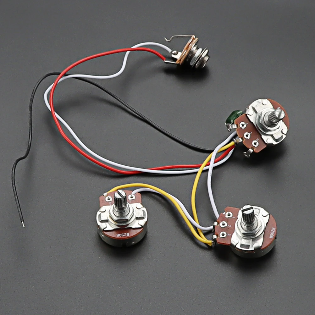 

Install Wiring Electronic Guitar Circuit Metal Potentiometer Harness Parts Electric