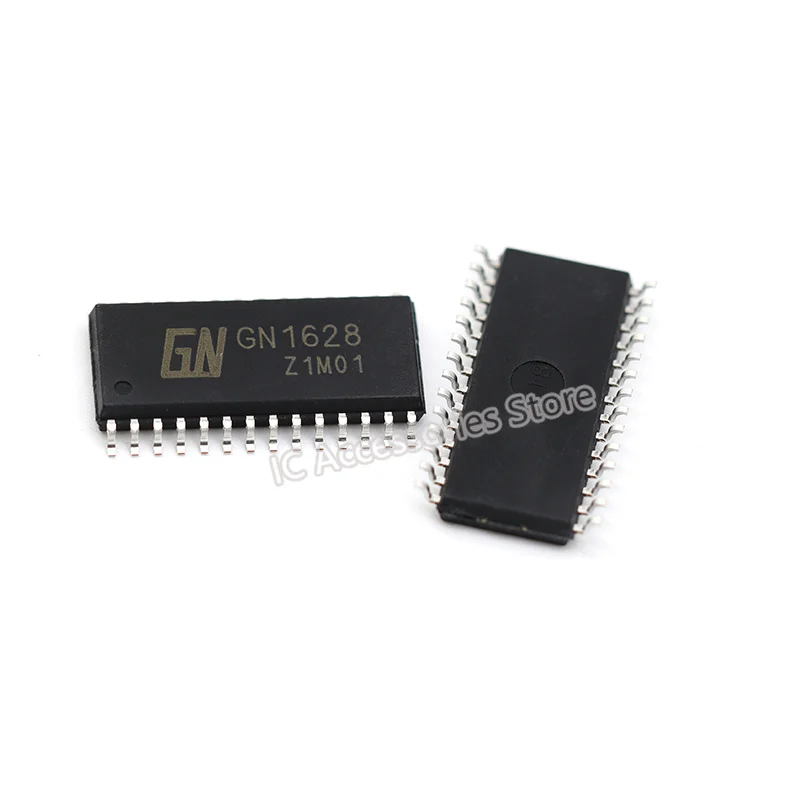 GN1628 SOP-28 Circuito Integrado, Driver Display LED, Novo e Original, 10PCs