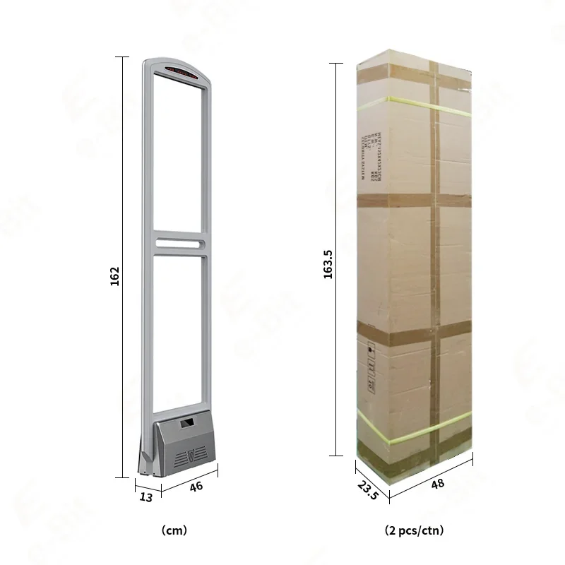 Aangepaste groothandel elektronische item monitoring AM tag label detectie 58 KHz anti-diefstal beveiligingsalarm EAS-systeem voor winkel