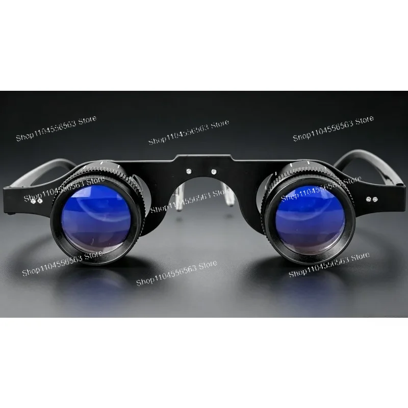 Outdoor Fishing Magnifier Glasses Type Binocular Telescope 3.5X Short Distance Observation Lens