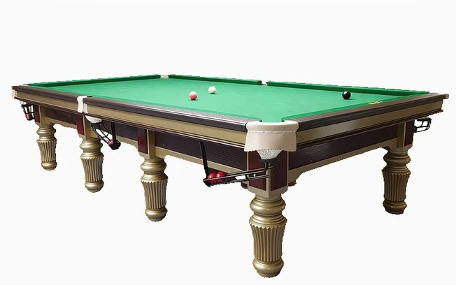 Professional British Snooker Table Solid Oak Wood Cushion Frame Green Slate Bed Table Cloth Russian Billiard Pool Table