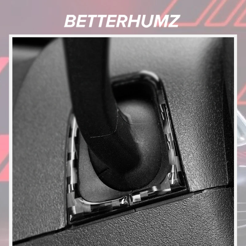 For Ford Mustang GT 2024 2025 Carbon Fiber Wiper Steering Rod Trim Stickers Cover Decoration Tuning Car Interior Accessories