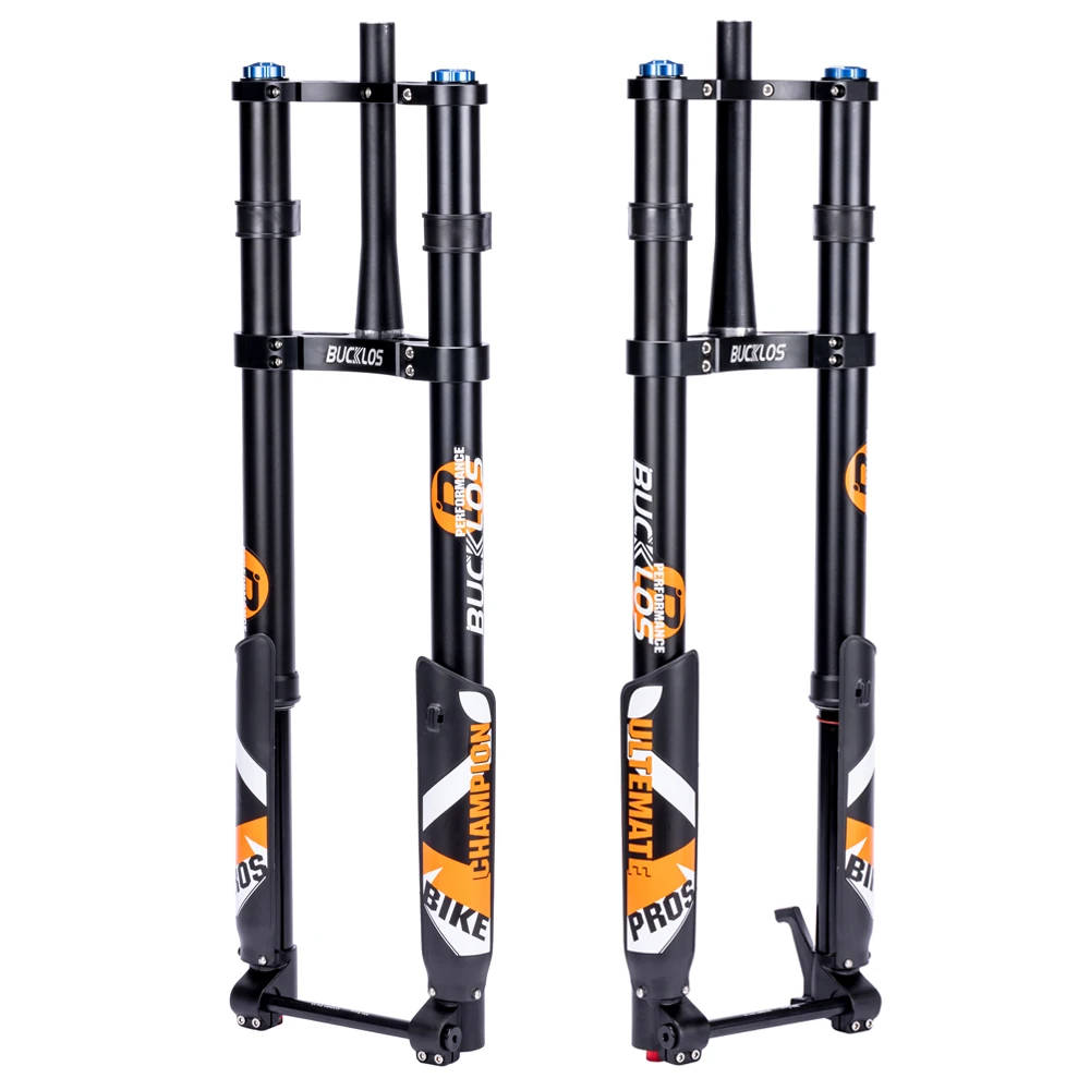 BUCKLOS E-Bike Luftfedergabel 26*4.0 26*5.0 Elektrofahrradgabel 9*135mm 15*150mm Schnee- und Strandfahrradgabeln MTB DH Gabeln für 4.0/5.0 Reifen – Detail 34