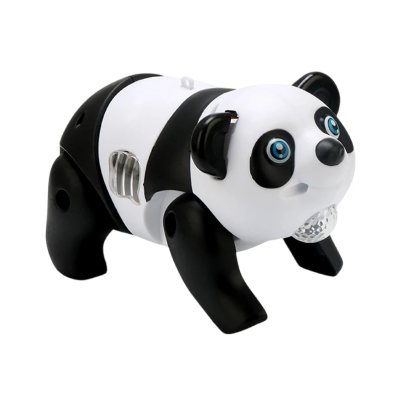Handmade Painted Panda and Baby Figurine Realistic Wild Animals Kingdom Toy Craft Supplies for Children Student