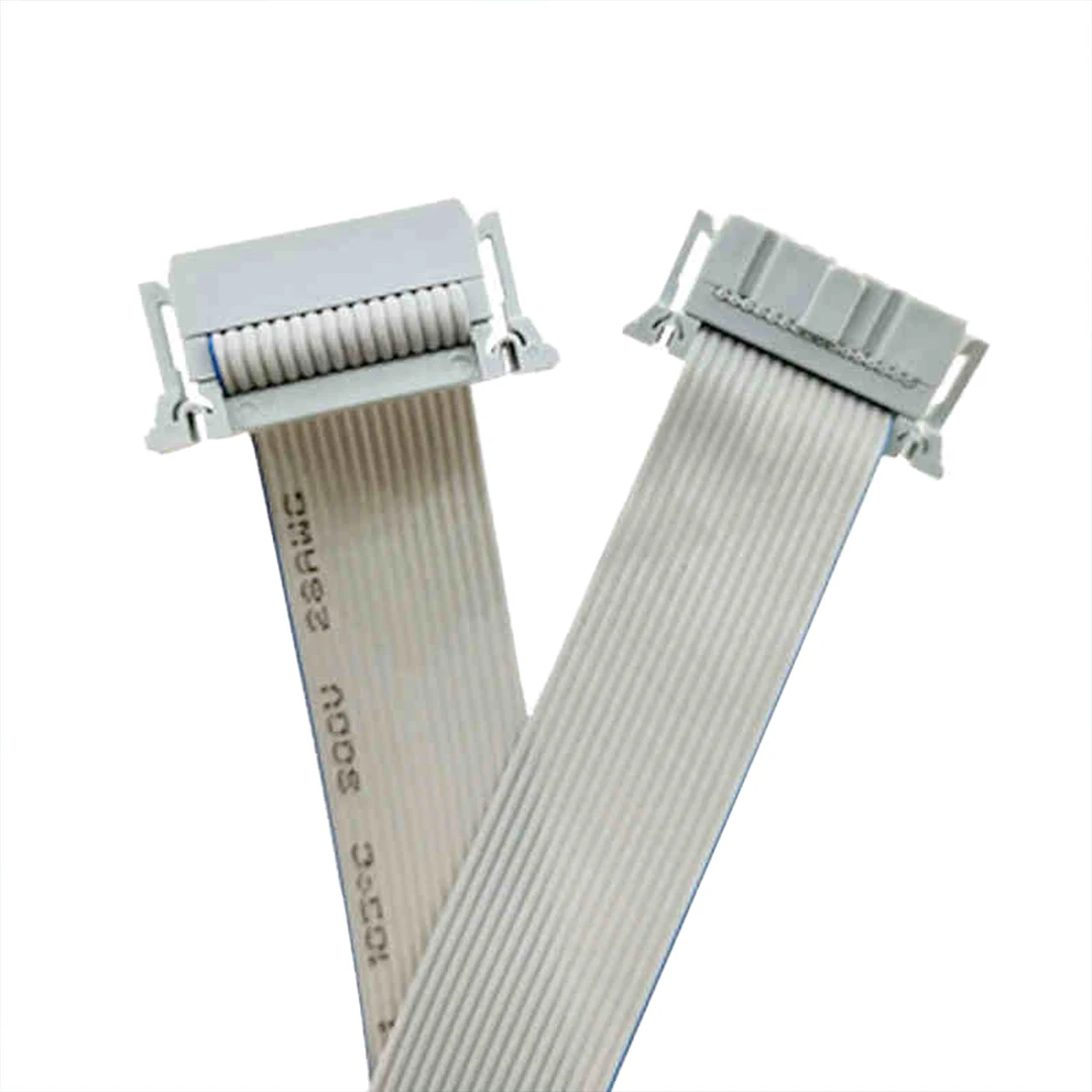 10Pcs 16P Butterfly Buckle Ribbon Cable Data Signal Connection Cable Single Dual Color LED Full Color Universal Copper Cable